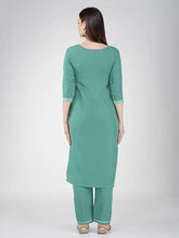 Women Kurta Pant Dupatta Set-1120TEAL